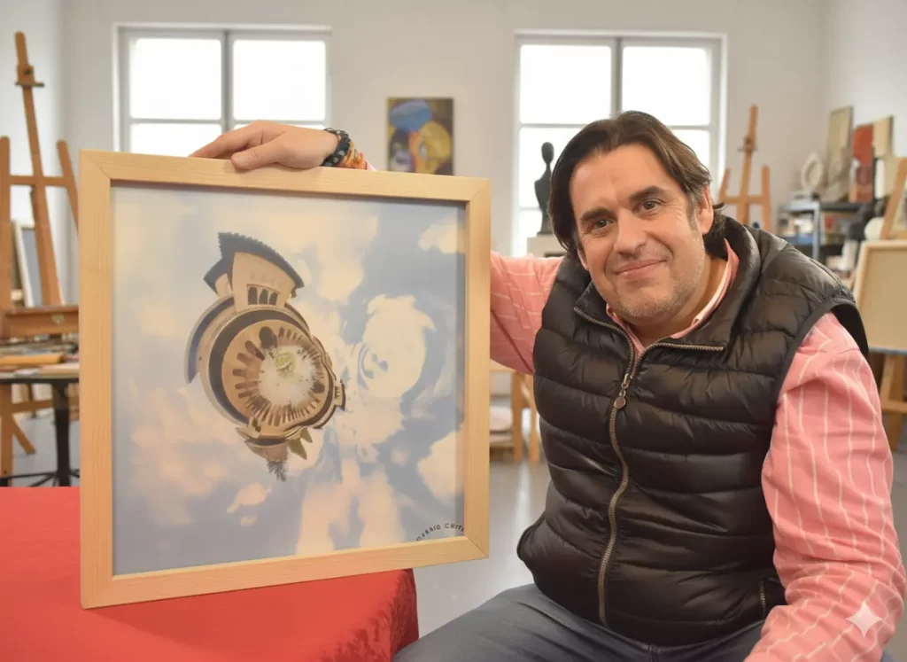 Retrato del artista visual David Carrasco